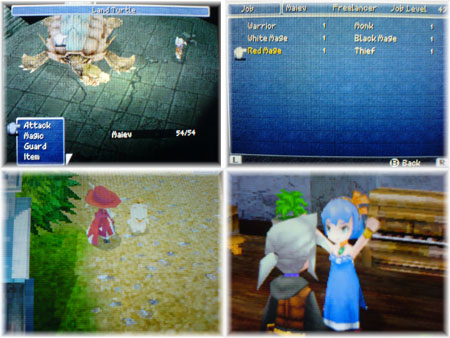 Final Fantasy III for DS, Screenshot