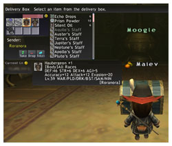 A Haubergeon signed by Roranora for Maiev, FFXI of Fenrir