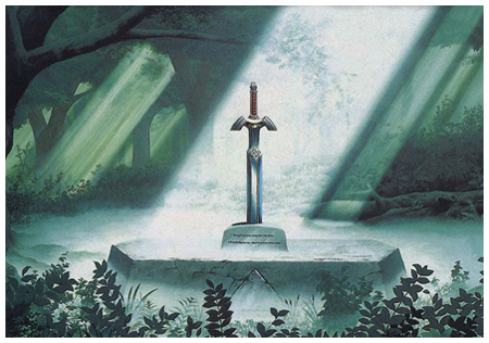 Zelda DS, Pulling the Sword from the Forest