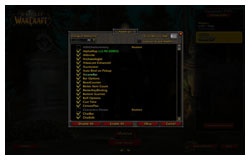 World of Warcraft's Addon Screen, FFXI to WoW Comparison